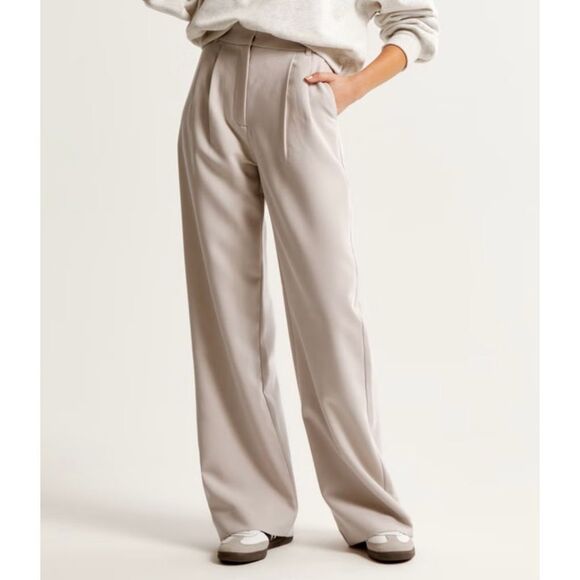 Abercrombie & Fitch Pants - Abercrombie & Fitch Sloane NWT tailored wide leg pant 24/00